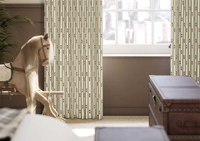 Kings Breakfast, Stripe Toast - Made to Measure Curtains - Image 5